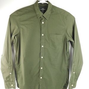 H&M L.O.G.G Men's Fitted Button Dress Shirt Size S